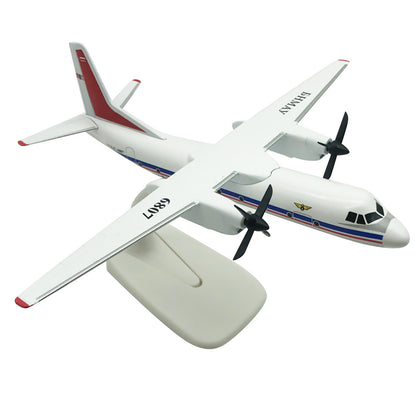 1/400 Mongolia Xinzhou 60 Plane Alloy Model Souvenir Static Display with Stand I