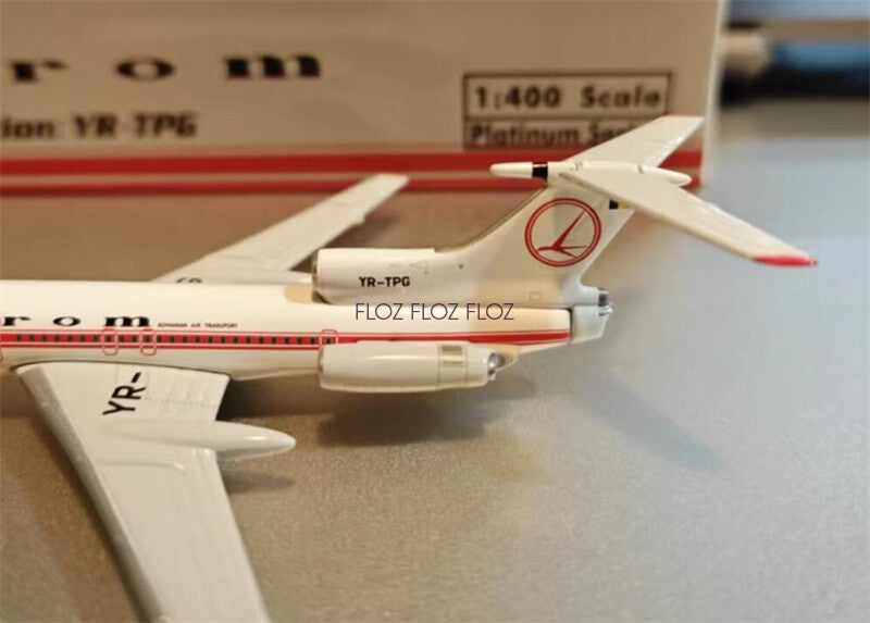 Phoenix Tarom for Tupolev TU-154B YR-TPG 1:400 Aircraft Pre-built Model