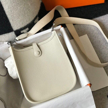 2022 NEW Women's Bucket Bag Handbag Hollowed Crossbody Bag Leather