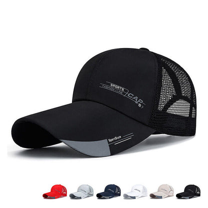 Visor Sun Hat Quick Dry Mesh Classic Baseball Cap Outdoor Golf Breathable Hat