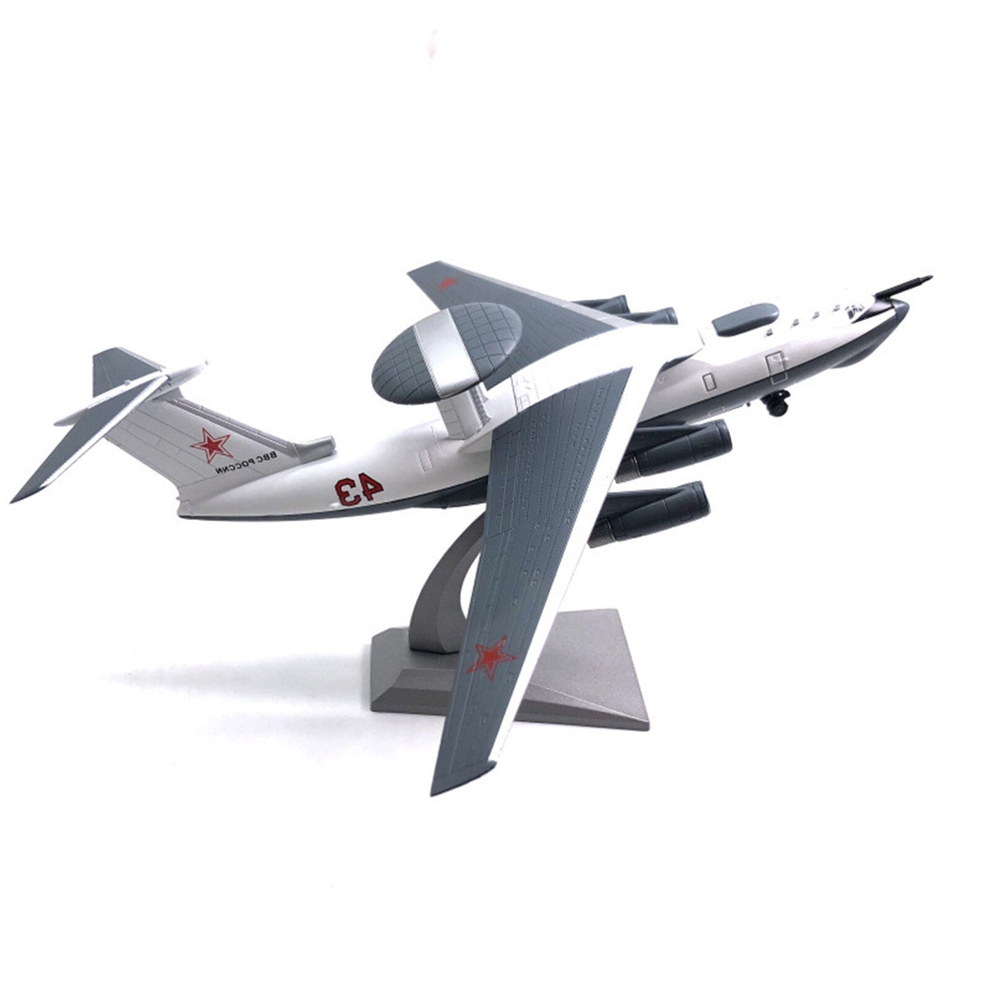 23CM 1:200 Soviet Beriev A-50 Mainstay Early Warning Aircraft Military Model