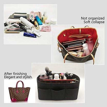 Makeup Organizer Insert Bag Handbag Travel Inner Purse Portable Bag Cosmetic Bag