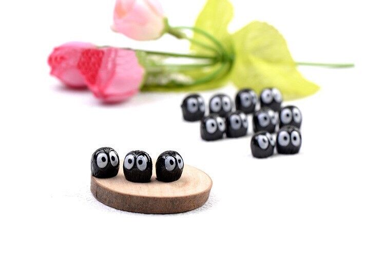 Moss Micro Landscape Decor Miyazaki Briquettes Single Black Elves Ornaments DIY