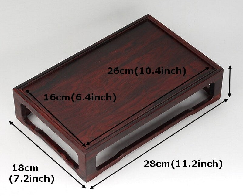 Chinese Rosewood Display Table Stand Rack Vase Bonsai Buddha Statue Desk Base