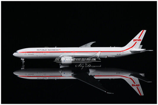 1:400 JC Wings Garuda INDONESIA BOEING 777-300ER Plane Flap Down Diecast Model