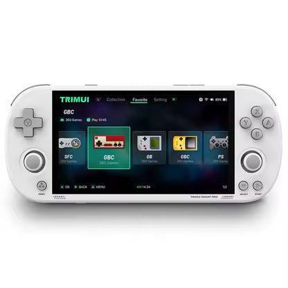 Trimui Smart Pro Handheld Gaming Console 4.96”IPS Screen Linux Emulator 64-256GB