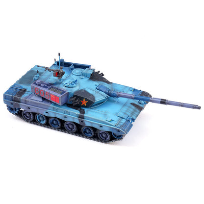 1/72 China ZTZ-96B main battle tank Type 96 tank blue and black camouflage model