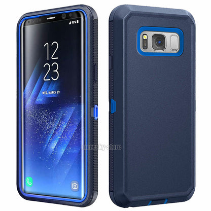 For Samsung Galaxy S8/S8 Plus Protective 3in1 Rugged Heavy Duty Case Cover