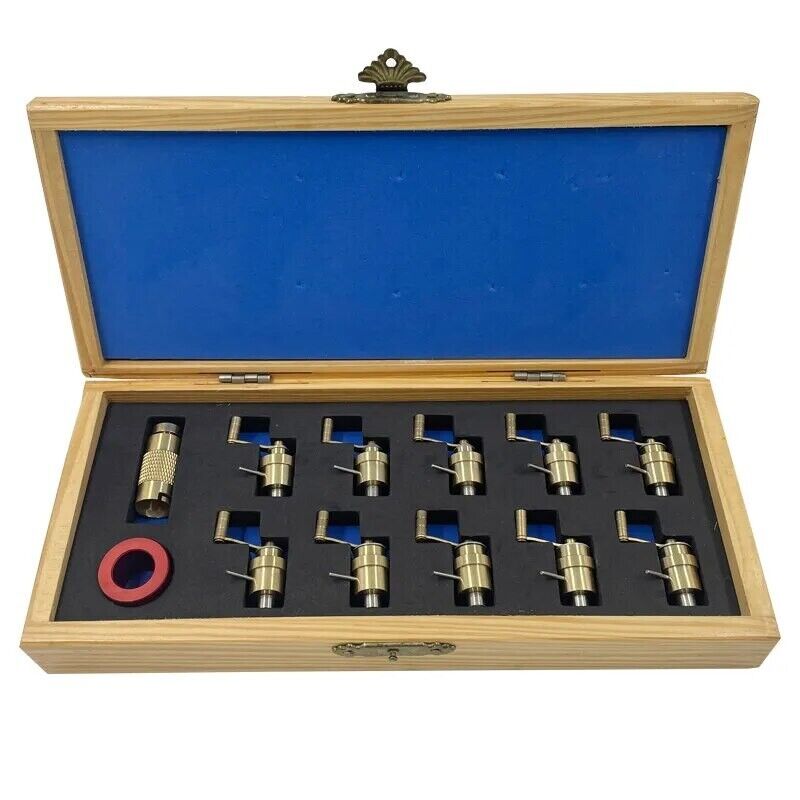 Professional Watch Repair Tools 12Pcs Mainspring Winder Replacement Barrels Kits