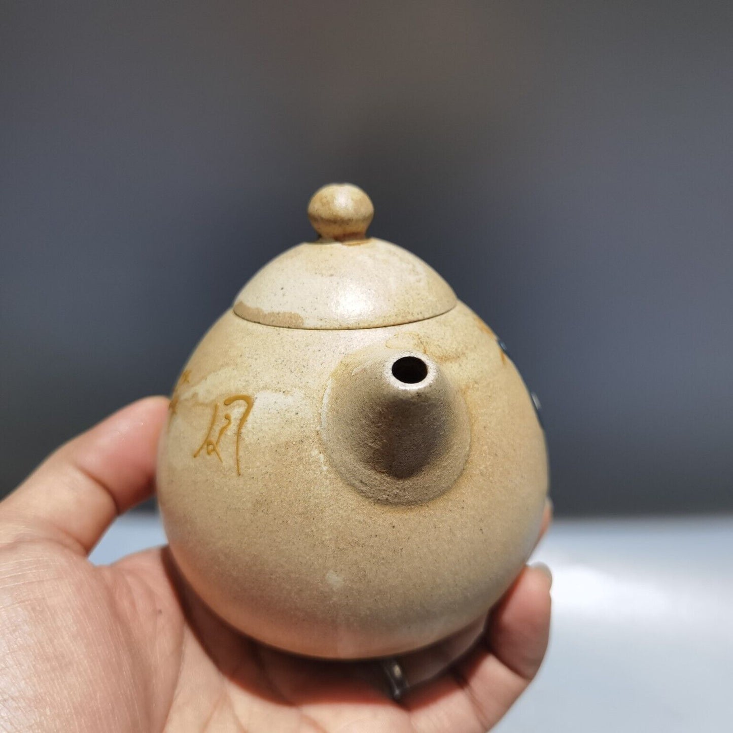 Vintage Chinese Yixing Purple Clay Teapot Zisha Ceremony Fine Peacock Teaware
