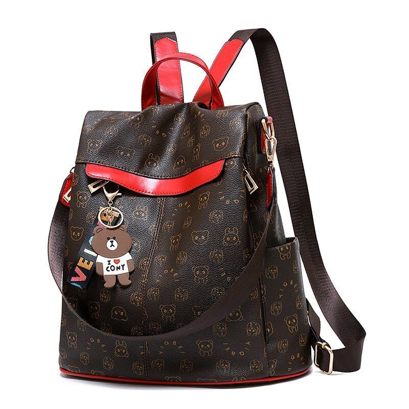 Women Backpack Leather Anti Theft Business