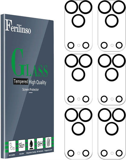 6 Pack Camera Lens Protector for Iphone 17 Pro Accessories, Phone Case Friendly,