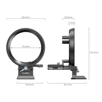 SmallRig Rotatable Collar Mount Plate for Panasonic LUMIX S5 II / S5 IIX / G9 II