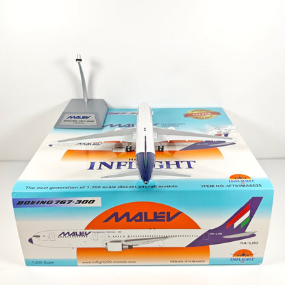 1:200 InFlight MALEV B767-300 HA-LHD Passenger Airplane Diecast Plane Model