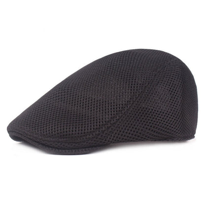 Hat Mesh Flat Cap Caps Beret Adjustable Men Women Casual Summer Fashion