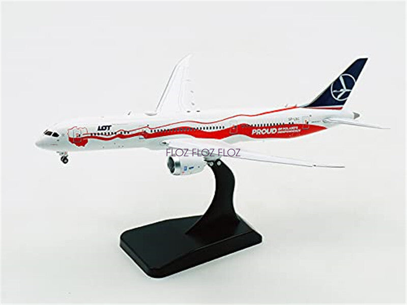JCWings LOT POLISH AIRLINES for BOEING 787-9 SP-LSC FLAPS DOWN 1/400 plane model
