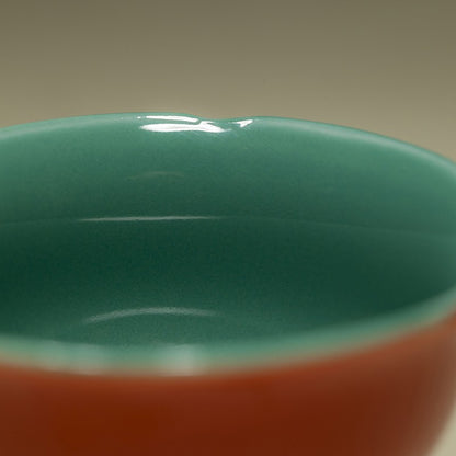 50ML Ceramic Palace Red High Foot Household Tea Cup Kung Fu Tea Set Special Cup