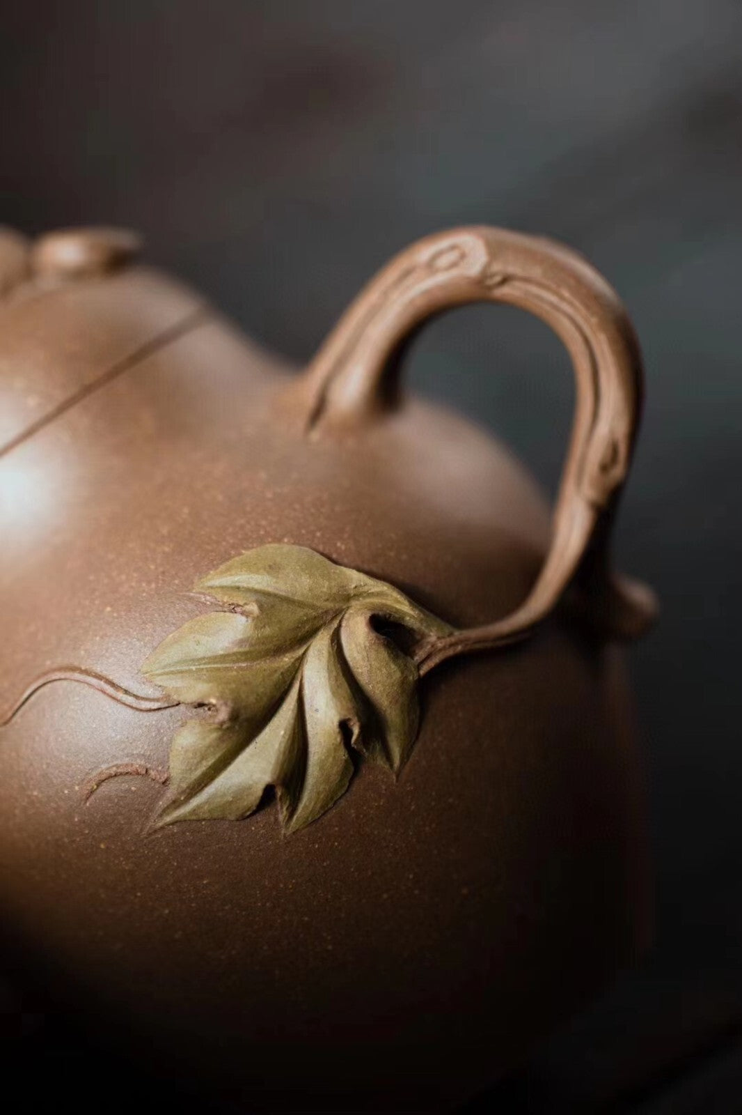160cc chinese Yixing Handmade Zisha teapot Duan Clay Grape Hu Gongfu Tea Pot