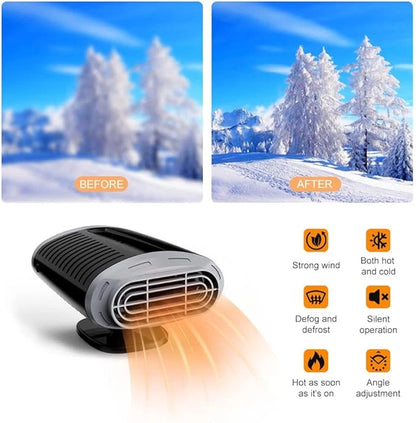 150W Heater Portable Heating Cooling Fan Defroster Demister Car Truck 12V LOT