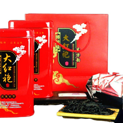 Chinese Organic Da Hong Pao Black Tea 100g Oolong Tea Gift Package Healthy Drink