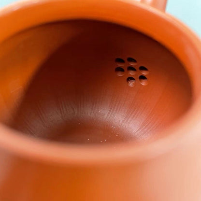90cc Yixing Zisha Purple Clay Zhuni Handmade Puer Tea Small Pear Shaped Teapot