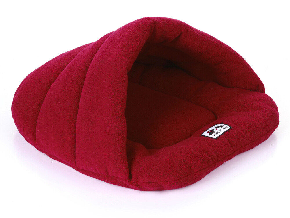 Cave Crate Cozy Warm Winter Bed House Sleeping Bag Plush Mat Pet Dog Cat Puppy