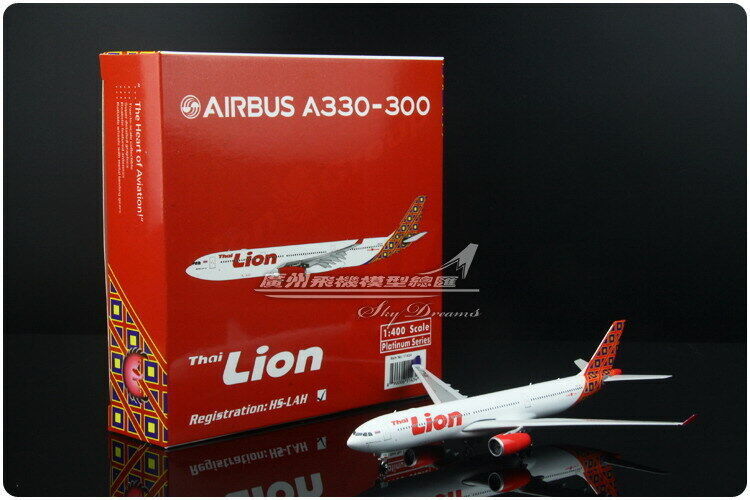 1:400 Phoenix Thai Lion AIRBUS A330-300 Passenger Airplane Diecast Plane Model