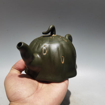 Chinese Yixing Zisha Clay Handmade Exquisite Teapot（莲子壶 低款：陈鸣远）