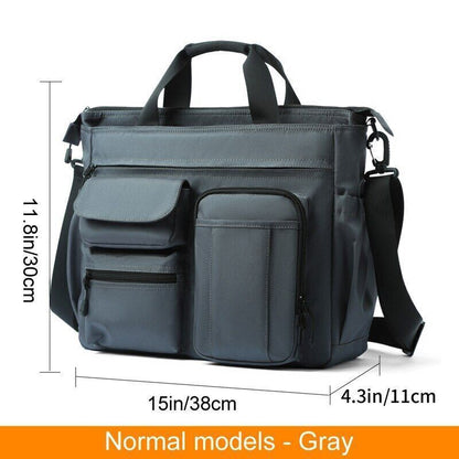 Shoulder Messenger Bag Business Men Male USB Port Backpack Travel Handbag