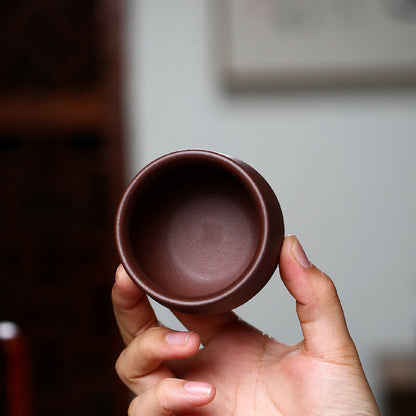 110ml Original Ore Yixing Zisha Purple Clay Tea Cup Handmade Master Cup Marked