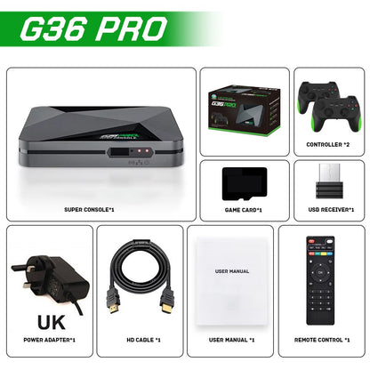 G36 PRO game console TV set-top box 4K dual system wireless home play console