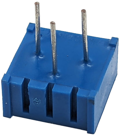10 Pack 100K Ohm 0.5W Single-Turn Potentiometer, Top Adjust, 3/8-inch Square
