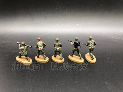 1: 72 5Pcs World War II United States Marine Corps Soldier Model