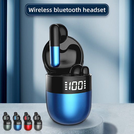 Bluetooth Headset 5.0 TWS Wireless Earphone Earbuds Headphone Noise Cancellation