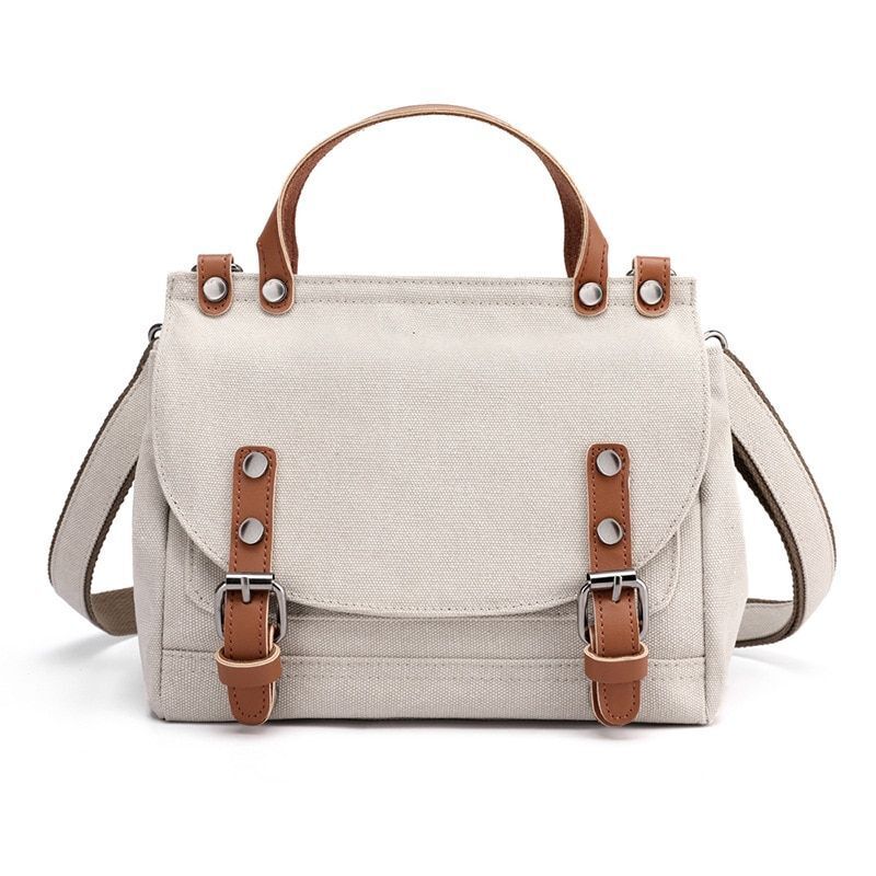 Canvas Bag Fashion Trendy Shoulder Messenger Purse Small Bag Handbag 22*12*20 CM