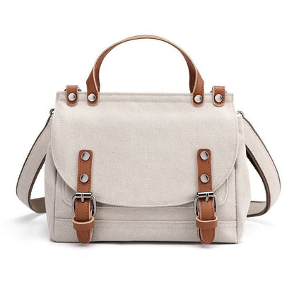 Canvas Bag Fashion Trendy Shoulder Messenger Purse Small Bag Handbag 22*12*20 CM