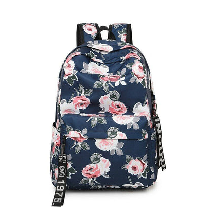 Shoulder Bag Campus Girls's Nylon Backpack Rucksack Women School Bag Knapsack