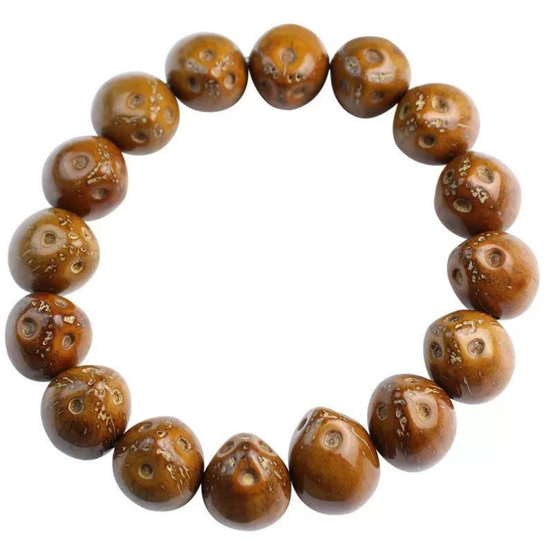 Wealth Mouse Bodhi Purple Gold Mouse Bead Bracelet Prayer Beads Hand Accessory