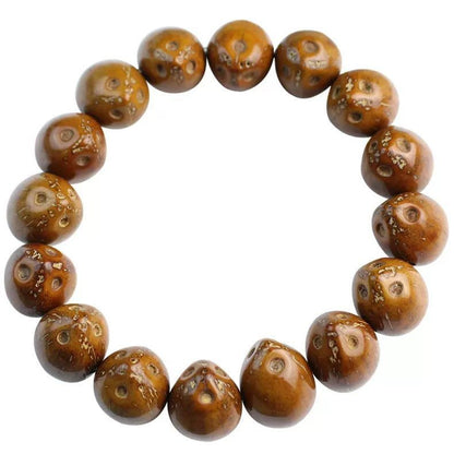 Wealth Mouse Bodhi Purple Gold Mouse Bead Bracelet Prayer Beads Hand Accessory