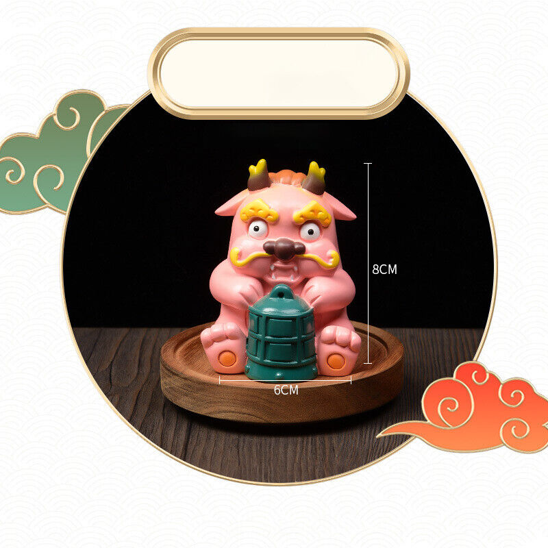 2024 Chinese Zodiac Dragon Resin Statue Year Gift Home Car Mascot Decor Ornament