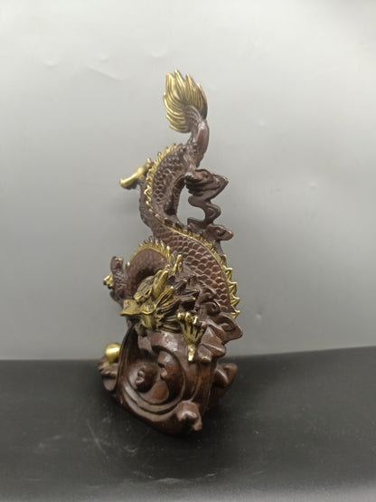 Antique Bronze Ware Standing Dragon Collection