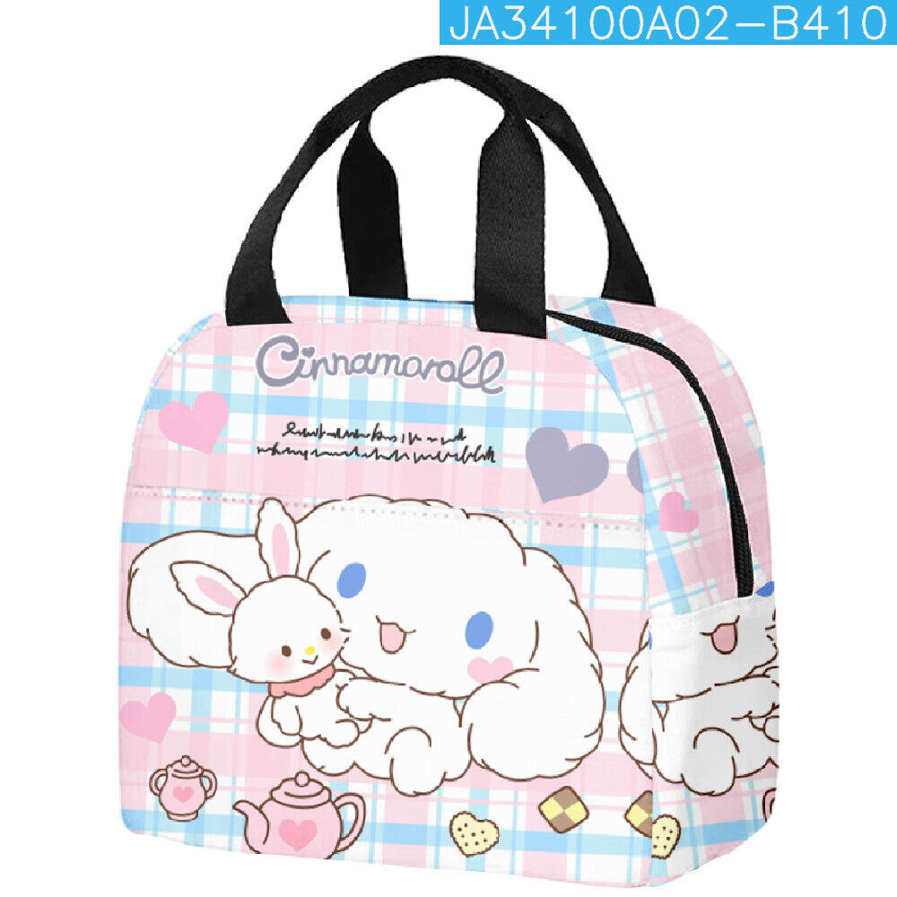 Cinnamoroll Insulated Lunch Bag Handbag Thermal Leakproof Insulated Lunch Box