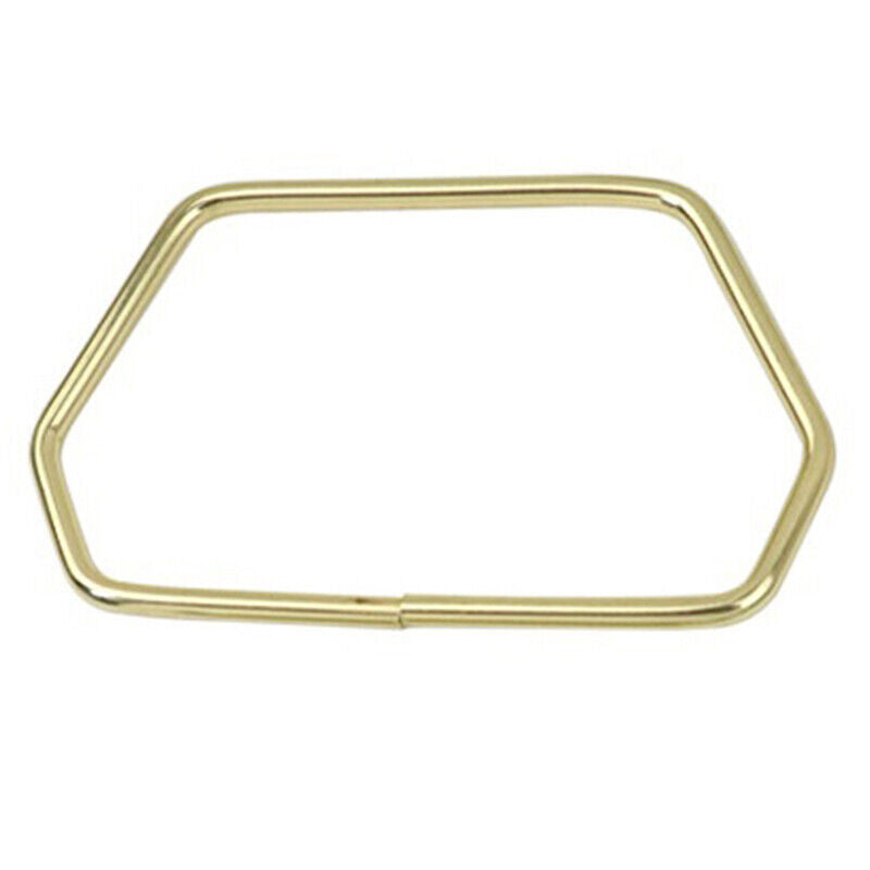 Hexagonal Trapezoid Metal Handle For Handbags Luggage Hardware DIY Bag Accessory