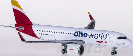 1:400 JC Wings IBERIA One World AIRBUS A320neo Passenger Airplane Diecast Model