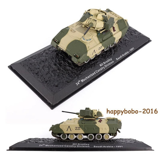 1/72 US M2 Bradley Infantry Fighting Vehicle Army Armored Vehicle Tank Model