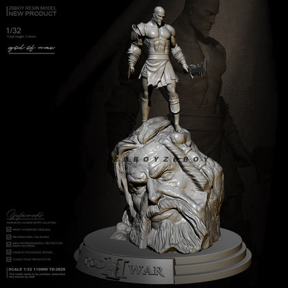 1/32 Resin Figure model God of war Unassembled Unpainted