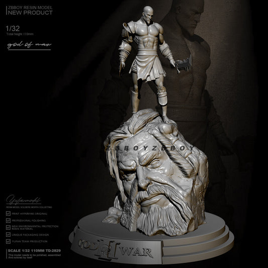 1/32 Resin Figure model God of war Unassembled Unpainted