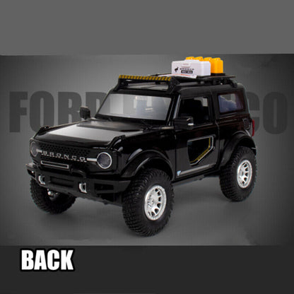 1:24 Ford Bronco Lima Diecast Model Car Modified SUV Off-road Vehicle Toy Gift