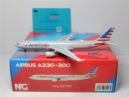 1:400 NG American AIRBUS A330-300 Passenger Airplane Diecast Aircraft Model