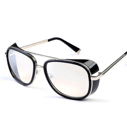 Men Retro Sunglasses Iron Man Tony Stark Vintage Eyeglasses Male Fashion Eyewear